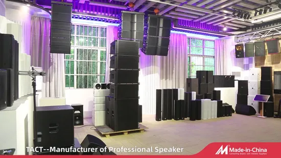 Altavoz pasivo profesional Tact Cox265b, altavoz de matriz lineal para fiestas