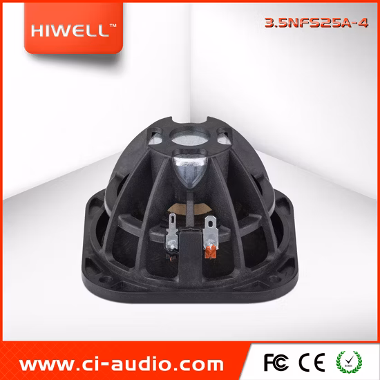 Altavoz estéreo profesional de columna de 3,5 pulgadas de neodimio y 60 vatios de rango completo