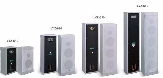 Columna de aluminio para interiores, OEM ODM, de 10 W a 40 W, 70 V