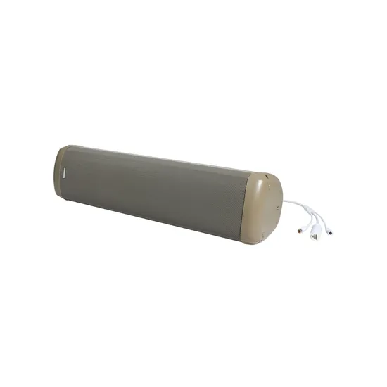 Altavoz de columna de música PA activo para exteriores, resistente al agua, de aluminio, de audio profesional de 40 W con altavoz incorporado