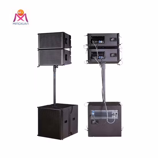 Sistema de sonido PRO Subwoofer activo de 18 pulgadas con altavoz de matriz lineal