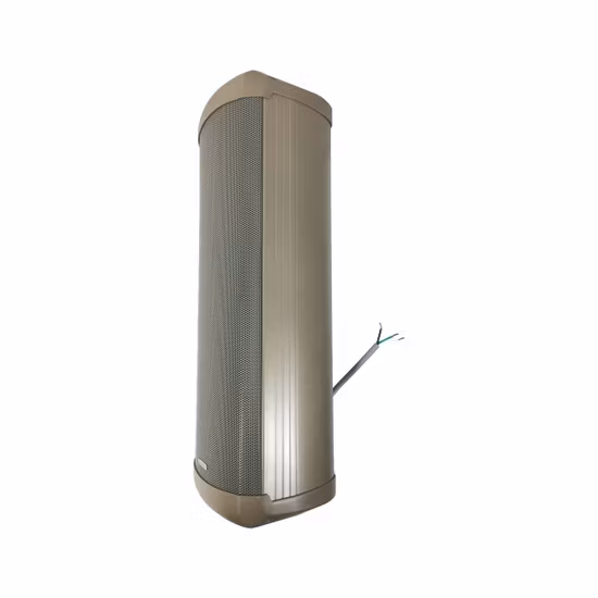 Altavoz de pared activo de columna de 10 W IP44 para interiores y exteriores, resistente al agua, para PA, música de fondo y megafonía.