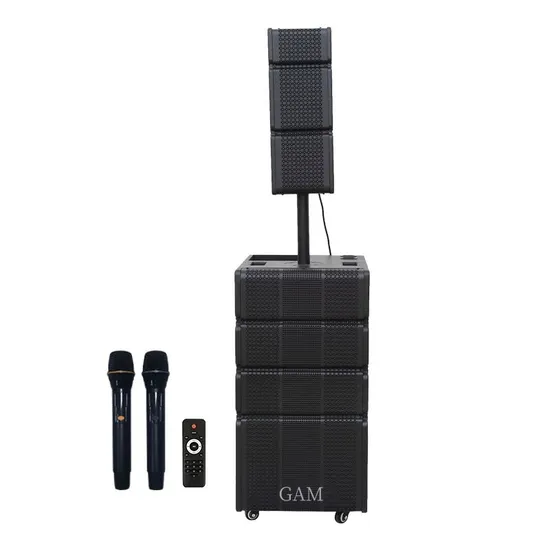 Altavoces estéreo inalámbricos profesionales duales de 10 pulgadas para fiestas de DJ al aire libre con columna