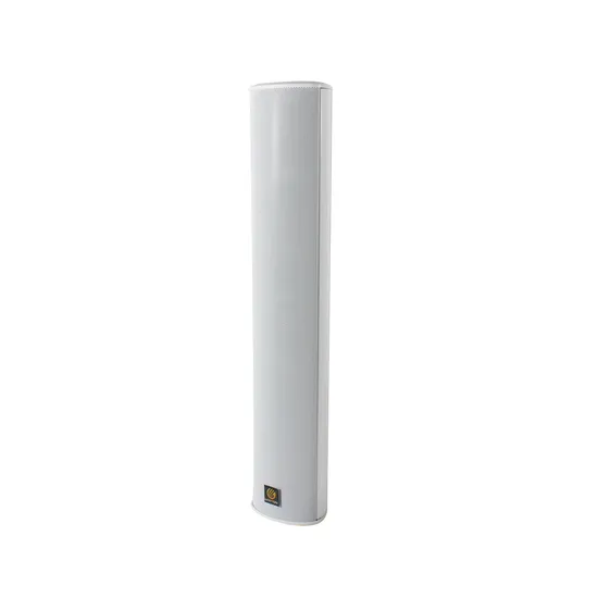 Altavoz de columna bidireccional de aluminio para exteriores de 60 W con 4 woofers de 3′′ y 1 tweeter de 2′′