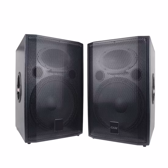 Sistema de amplificación de sonido pasivo de 15 pulgadas, caja de madera, subwoofer de 1000 vatios, sistema PA de escenario 2.0, superventas.