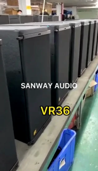 Altavoz subwoofer activo/pasivo dual profesional de 18 pulgadas de alta potencia