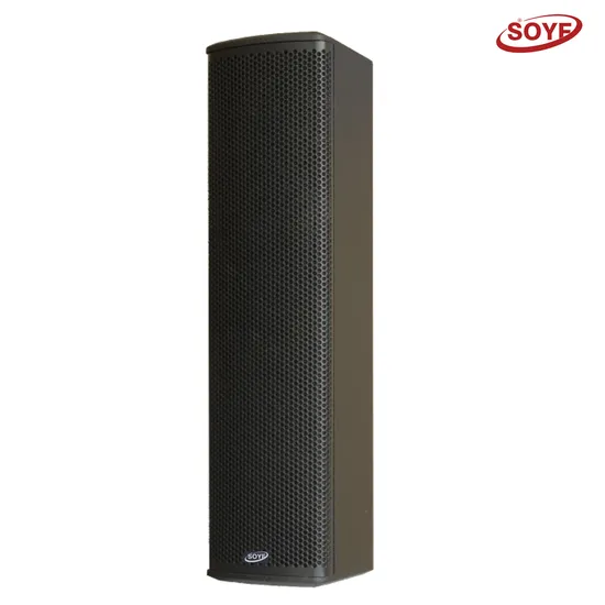 Altavoz profesional de rango completo, altavoz de audio, altavoz de columna para sistema público.