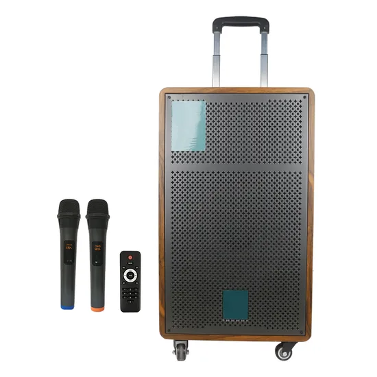 Altavoces activos de madera de 12, 15 y 18 pulgadas, de 2 vías y rango completo, de gran potencia, para fiestas, conciertos y escenarios.