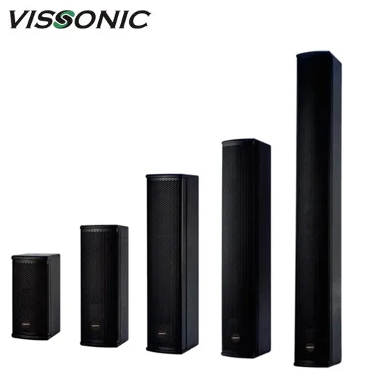 Altavoz de columna PoE lineal de 8 x 3 pulgadas y alta calidad con frecuencia completa