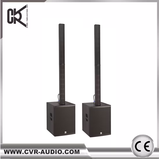 Sistema de columna de última generación, sonido para clubs y altavoces para el hogar autoamplificados.